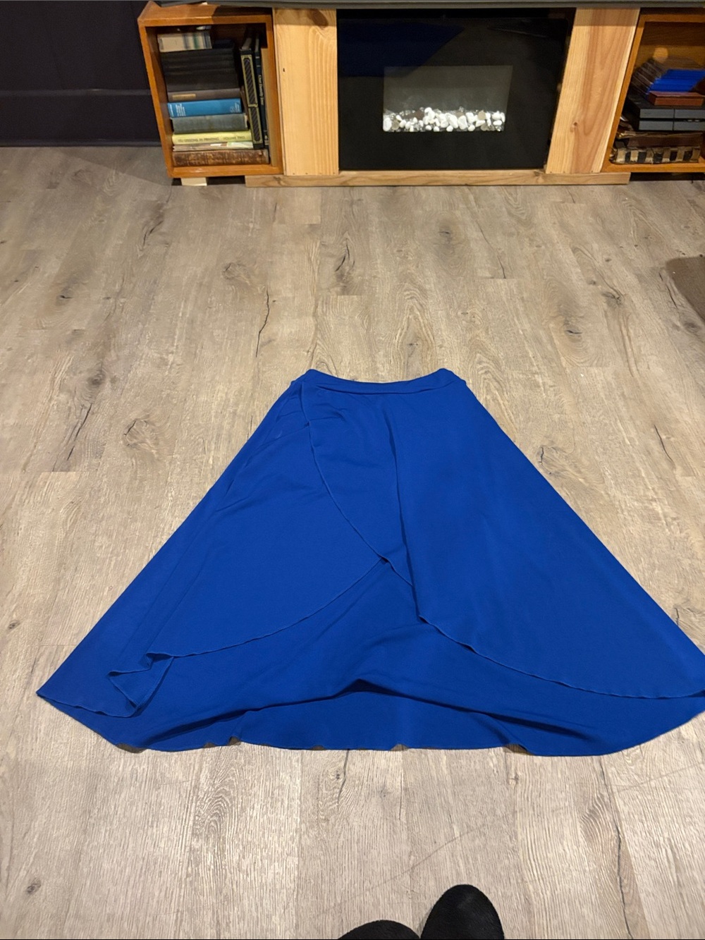 Royal Blue Flowing Short-Long Skirt w Shorts LRG